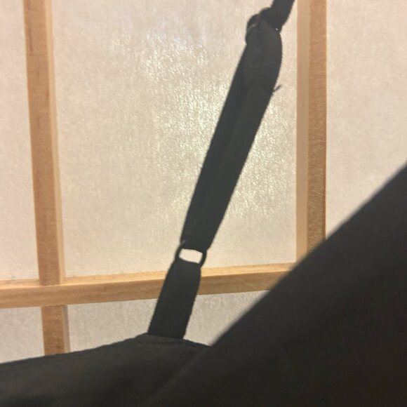 Rachel Roy Little Black Camisole Dress with Lace Trim and Asymmetrical Hem Sz 6 - Picture 9 of 14